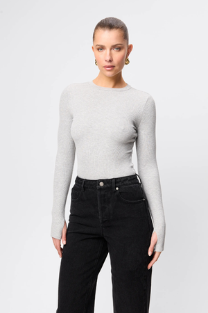 BROOKLYN TOP GREY MARLE
