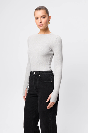BROOKLYN TOP GREY MARLE