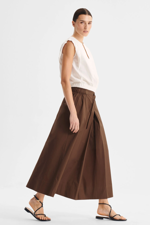 BROOKS SKIRT CHOCOLATE