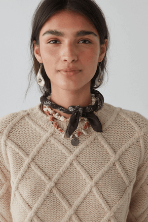 BRUCE SWEATER DIAMOND IVORY
