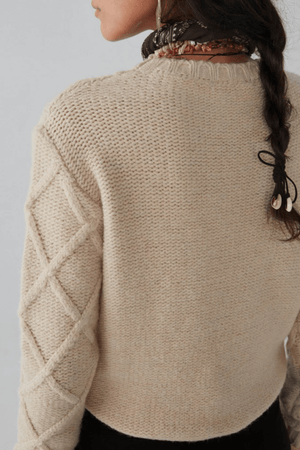 BRUCE SWEATER DIAMOND IVORY
