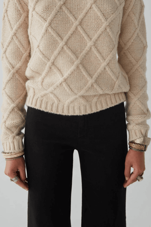 BRUCE SWEATER DIAMOND IVORY