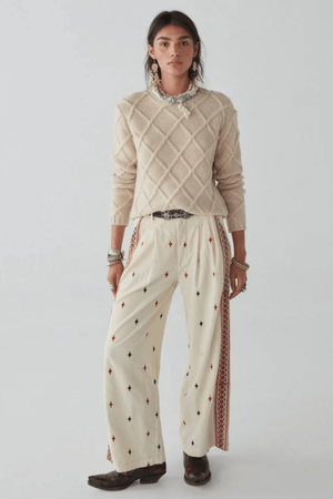 BRUCE SWEATER DIAMOND IVORY