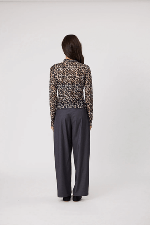 BRYDIE TOP LEOPARD