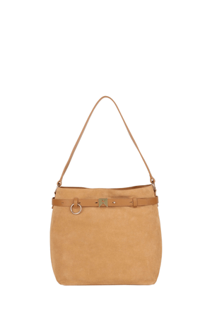 RIDER BUCKET BAG TAN