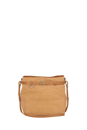 RIDER BUCKET BAG TAN