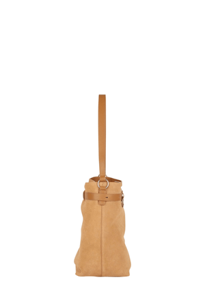 RIDER BUCKET BAG TAN