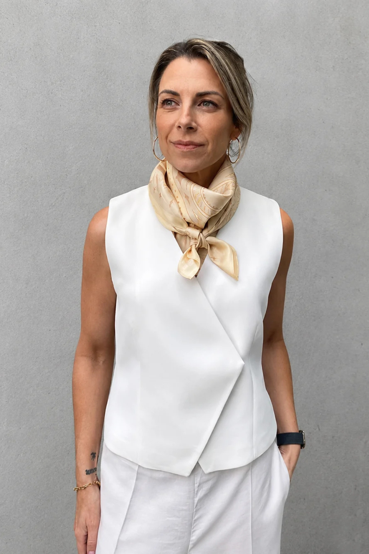 DH X ELLIE COMPTON BURNETT SILK SCARF