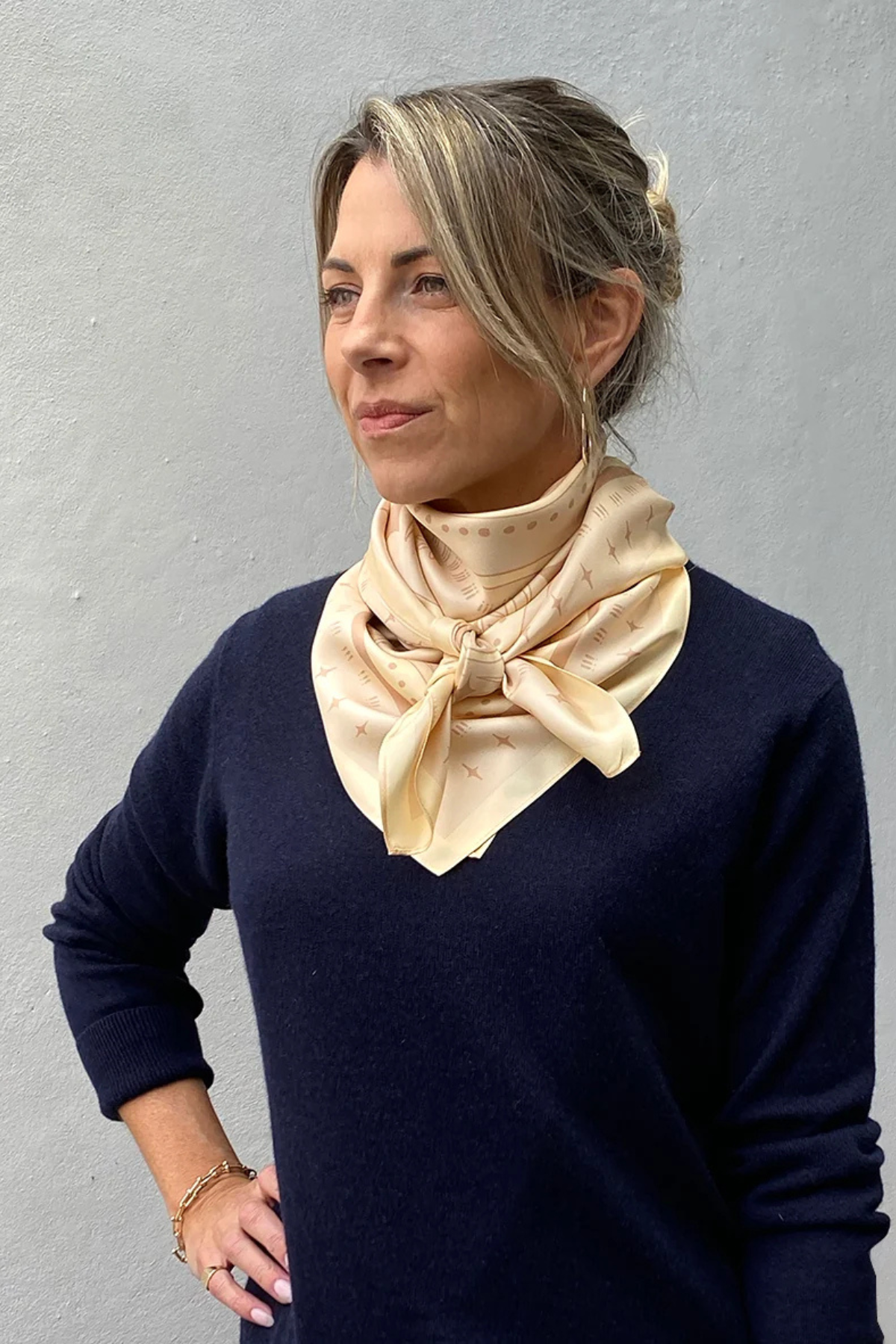 DH X ELLIE COMPTON BURNETT SILK SCARF