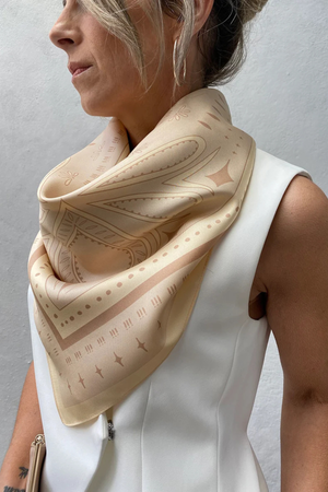 DH X ELLIE COMPTON BURNETT SILK SCARF