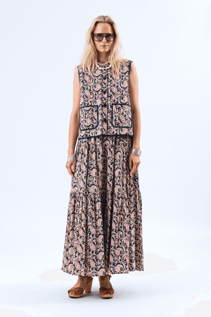 CAIRO VEST GRAPHIC PRINT