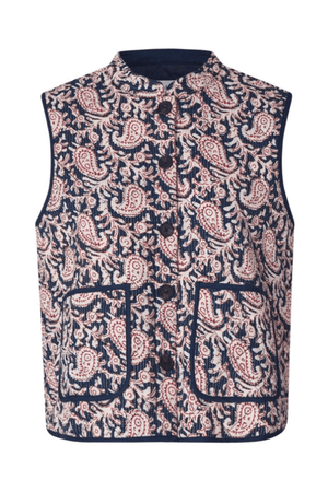 CAIRO VEST GRAPHIC PRINT