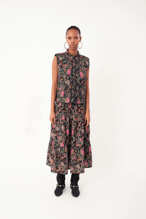 CAIROLL VEST FLOWER PRINT
