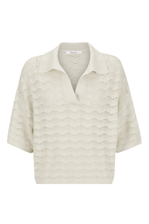 CALISTA KNIT TOP SILVER