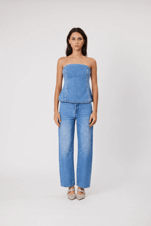 CAMILLE JEAN MID BLUE