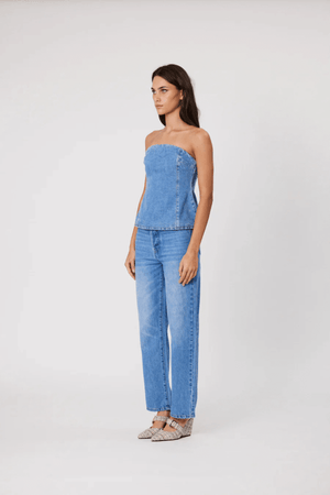 CAMILLE JEAN MID BLUE