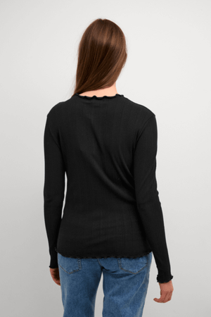 CANDACE LONG SLEEVE TEE METEORITE