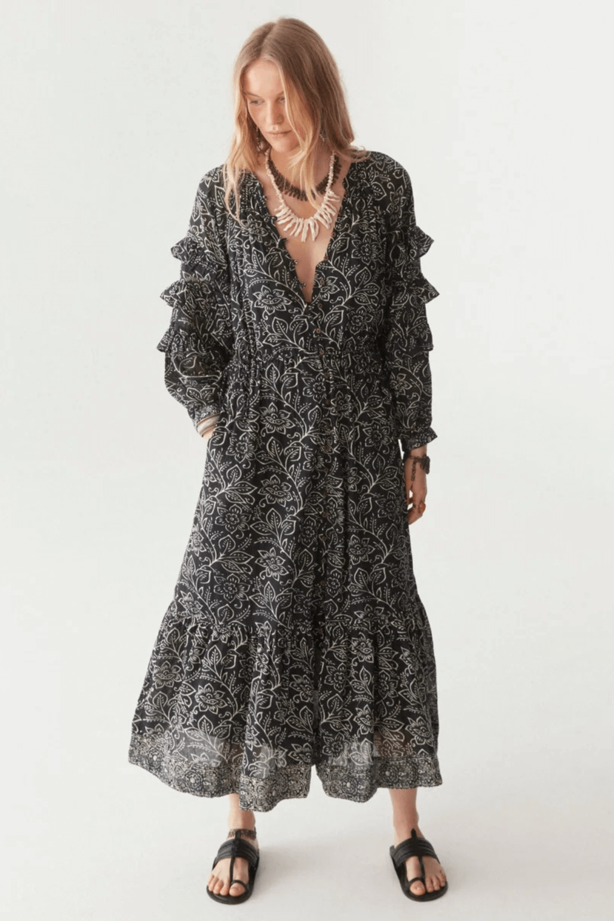 CARMENCITA DRESS BLACK SHEEP