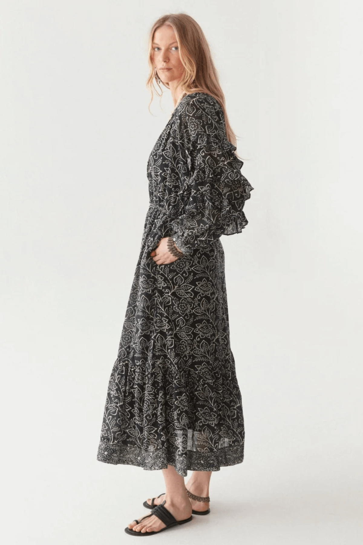 CARMENCITA DRESS BLACK SHEEP