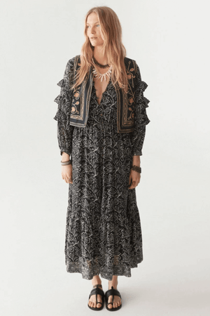 CARMENCITA DRESS BLACK SHEEP