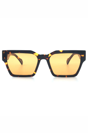 CARNAGE SUNGLASSES BROWN TORT ORANGE LENS