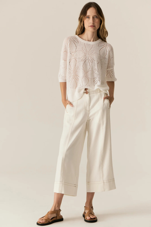 CARSEN CROP PANT ECRU