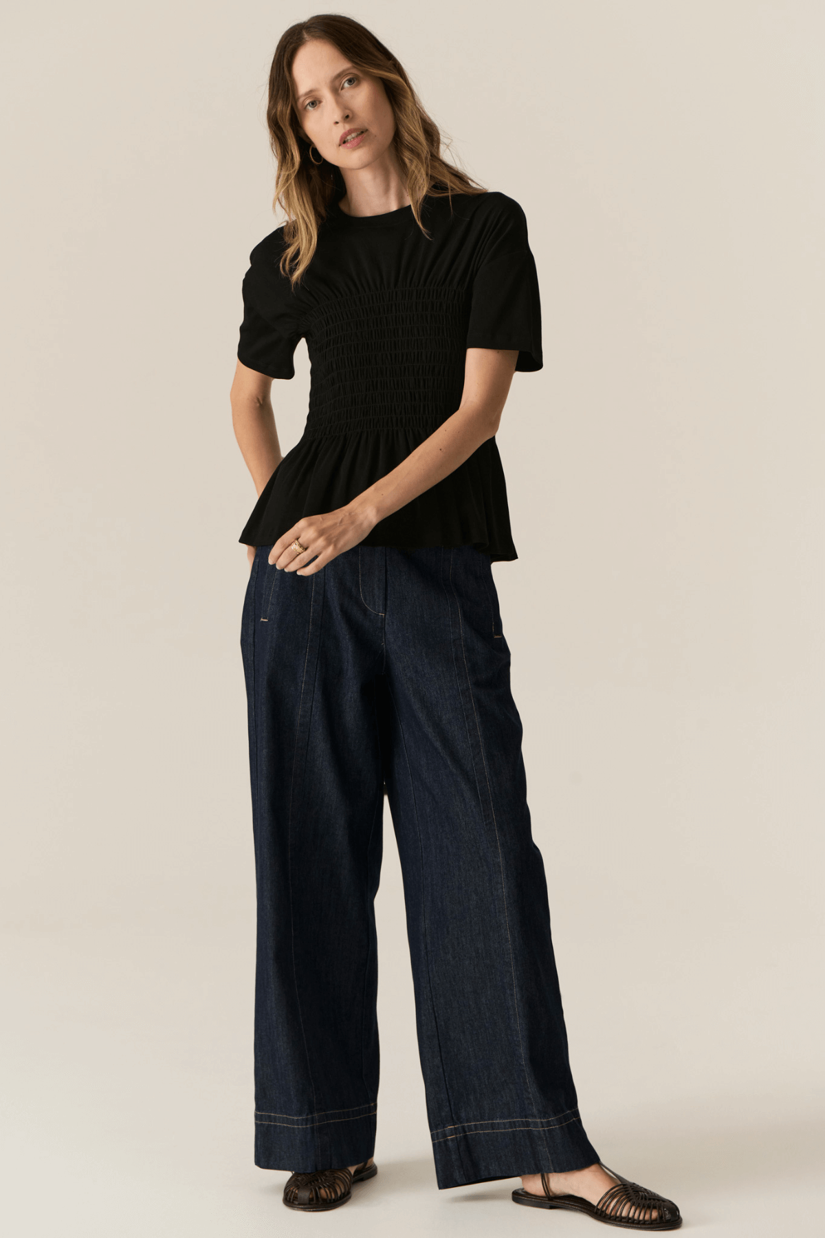 CARSEN FULL LENGTH PANT DARK WASH