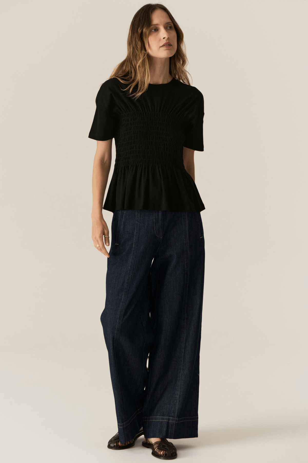 CARSEN FULL LENGTH PANT DARK WASH