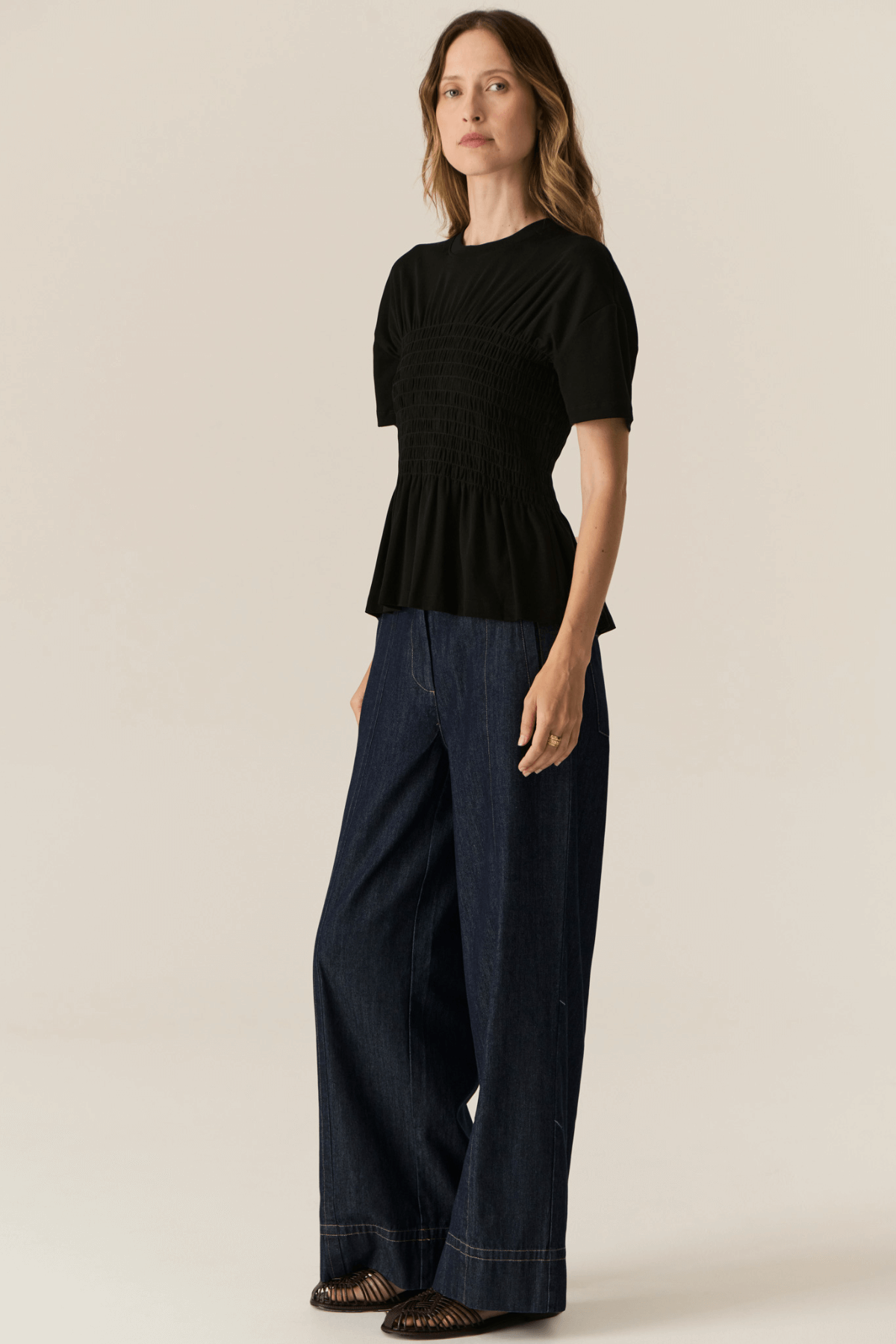 CARSEN FULL LENGTH PANT DARK WASH