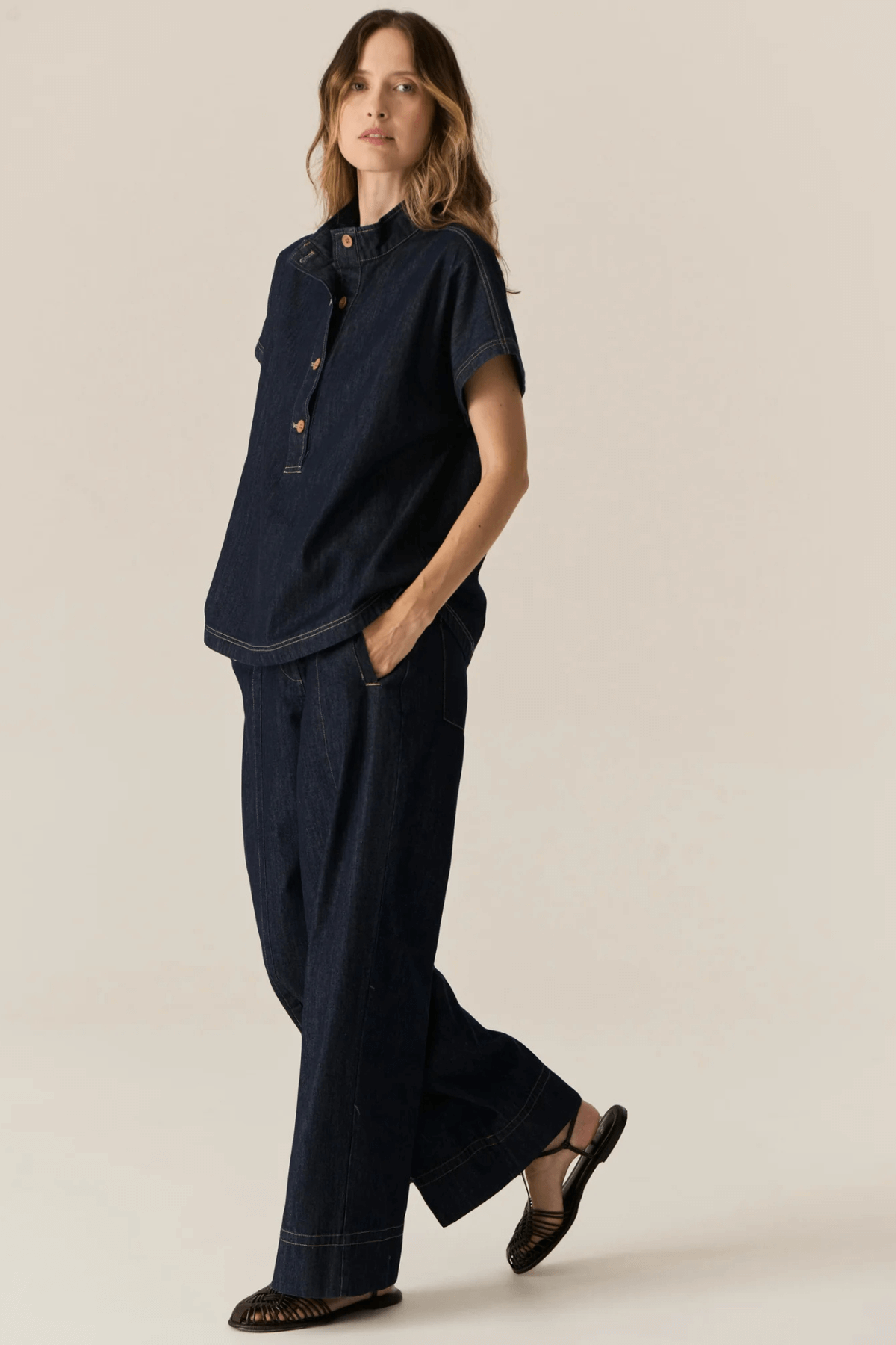 CARSEN SHIRT DARK WASH