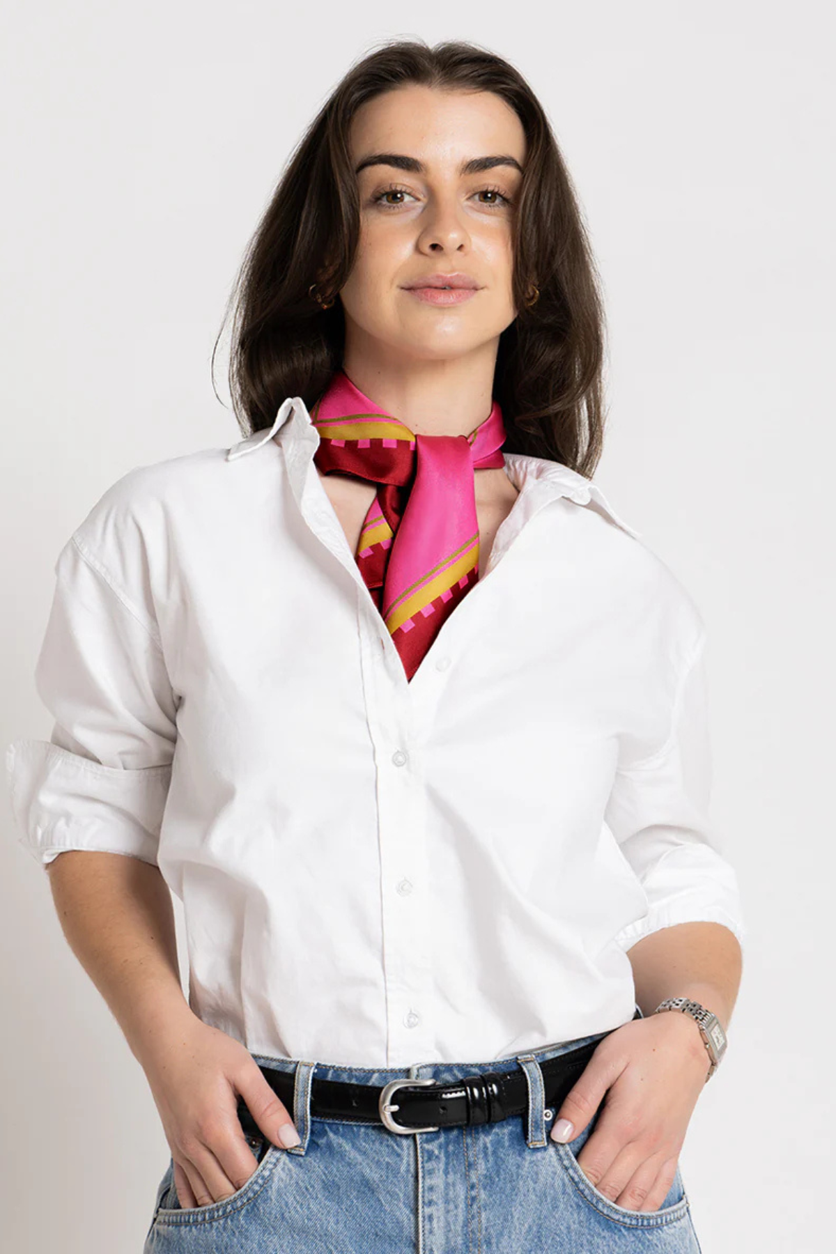 THE CARTER PETITE SILK SCARF