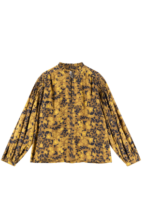 CATZ FLOWER BLOUSE YELLOW