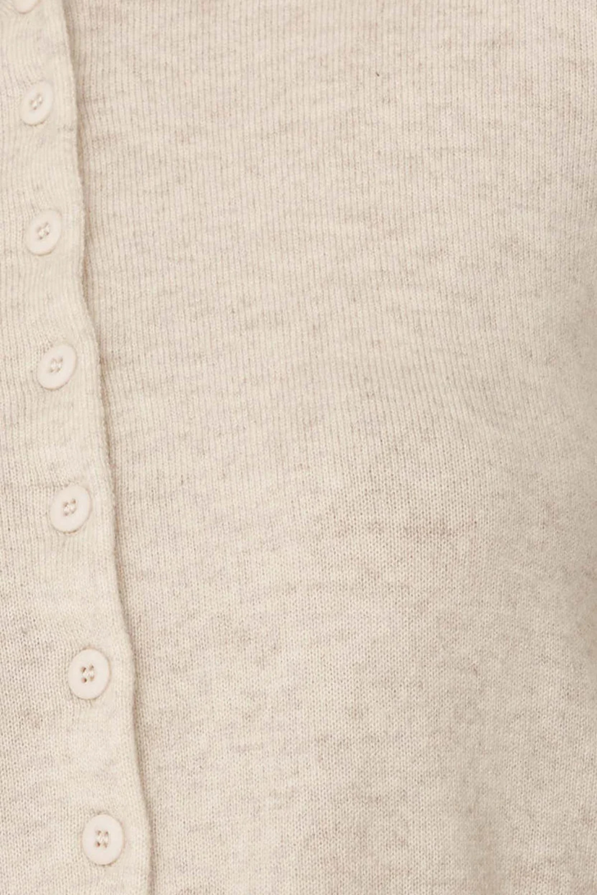 CELIA MERINO KNIT CARDIGAN OAT MARLE