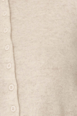 CELIA MERINO KNIT CARDIGAN OAT MARLE