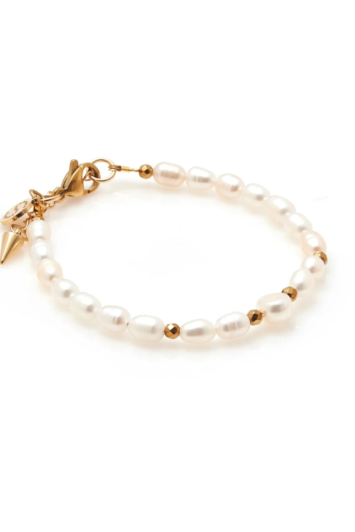 CELINE BRACELET PEARL/GOLD
