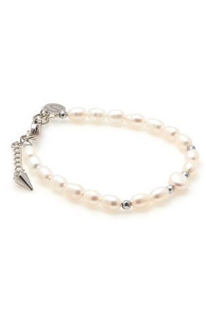 CELINE BRACELET PEARL/SILVER
