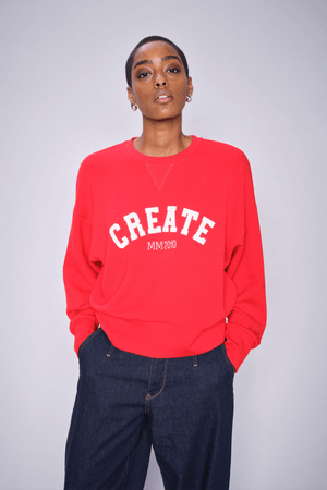 CELLI SWEATSHIRT CHINESE RED