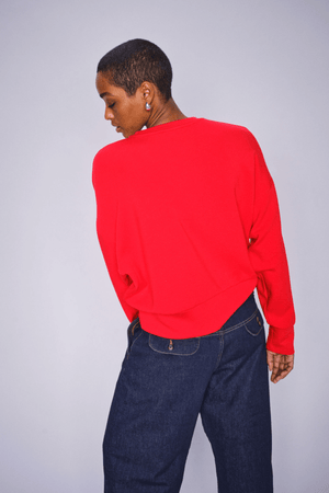 CELLI SWEATSHIRT CHINESE RED