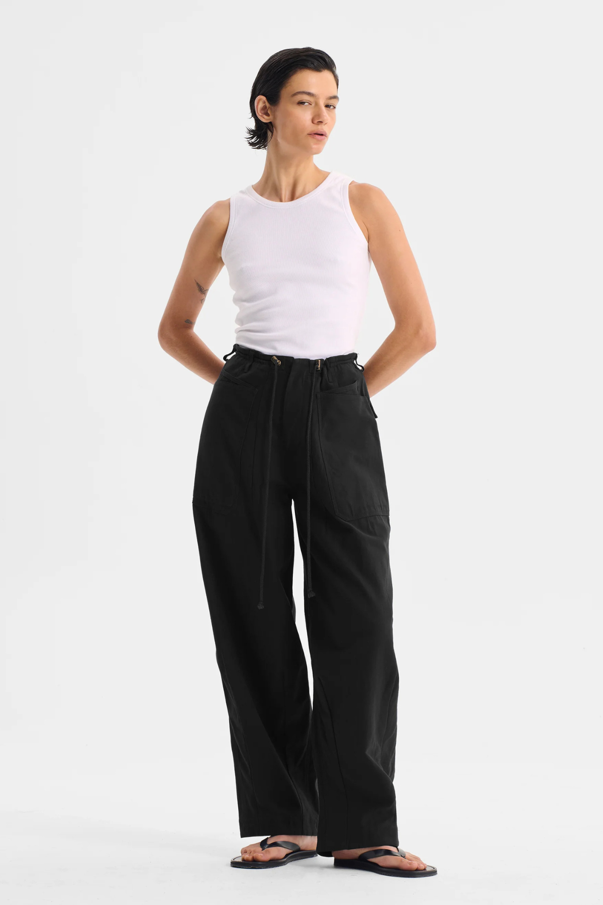 CHARLIE CARGO PANT BLACK