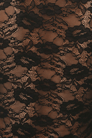 CHARLOTTE ROSE LACE TOP NOIR