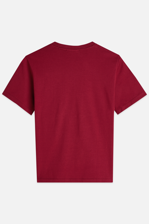 CHEST ARTWORK T-SHIRT BIKING RED