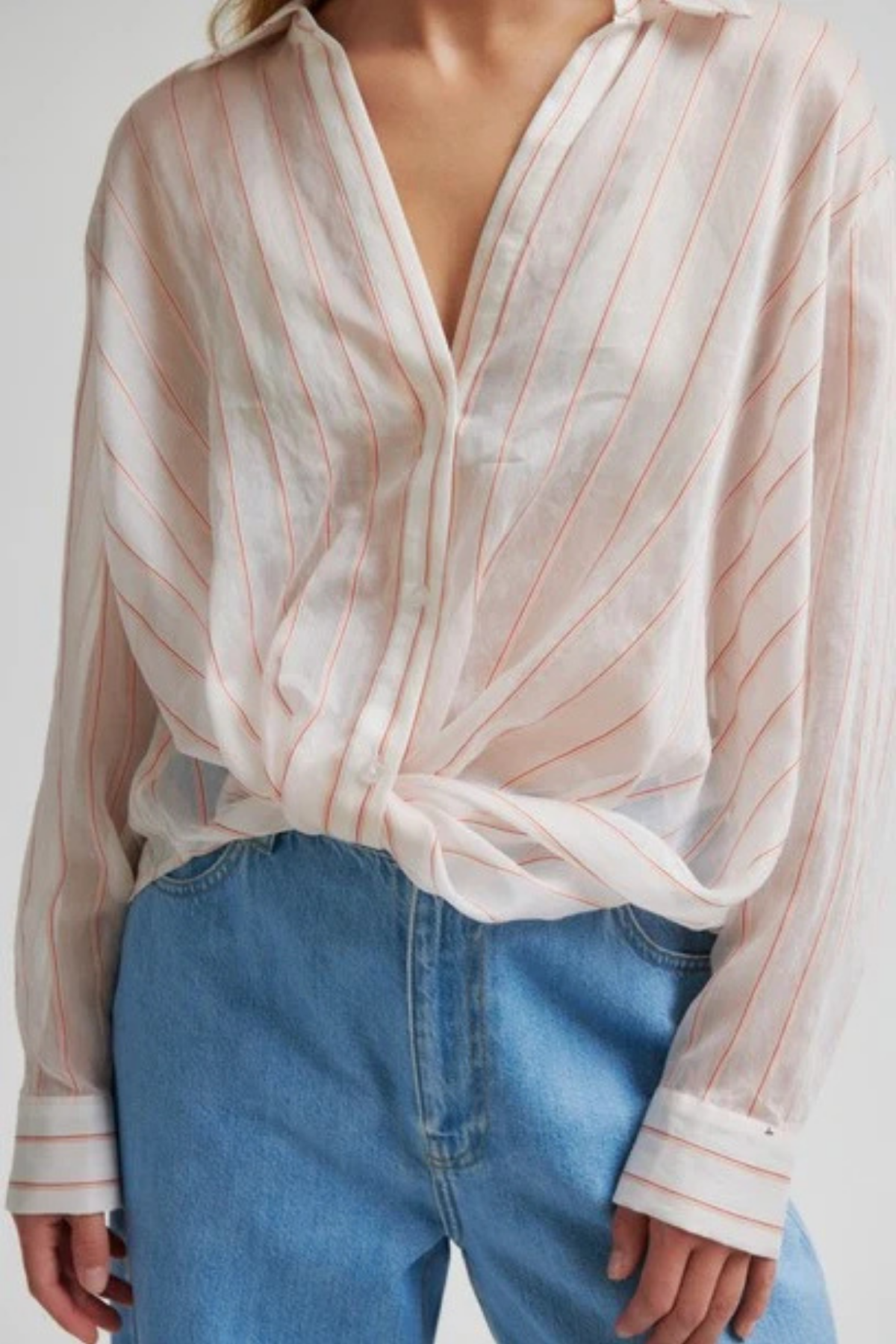 CHEVY TWISY FRONT SHIRT CREAMPUFF