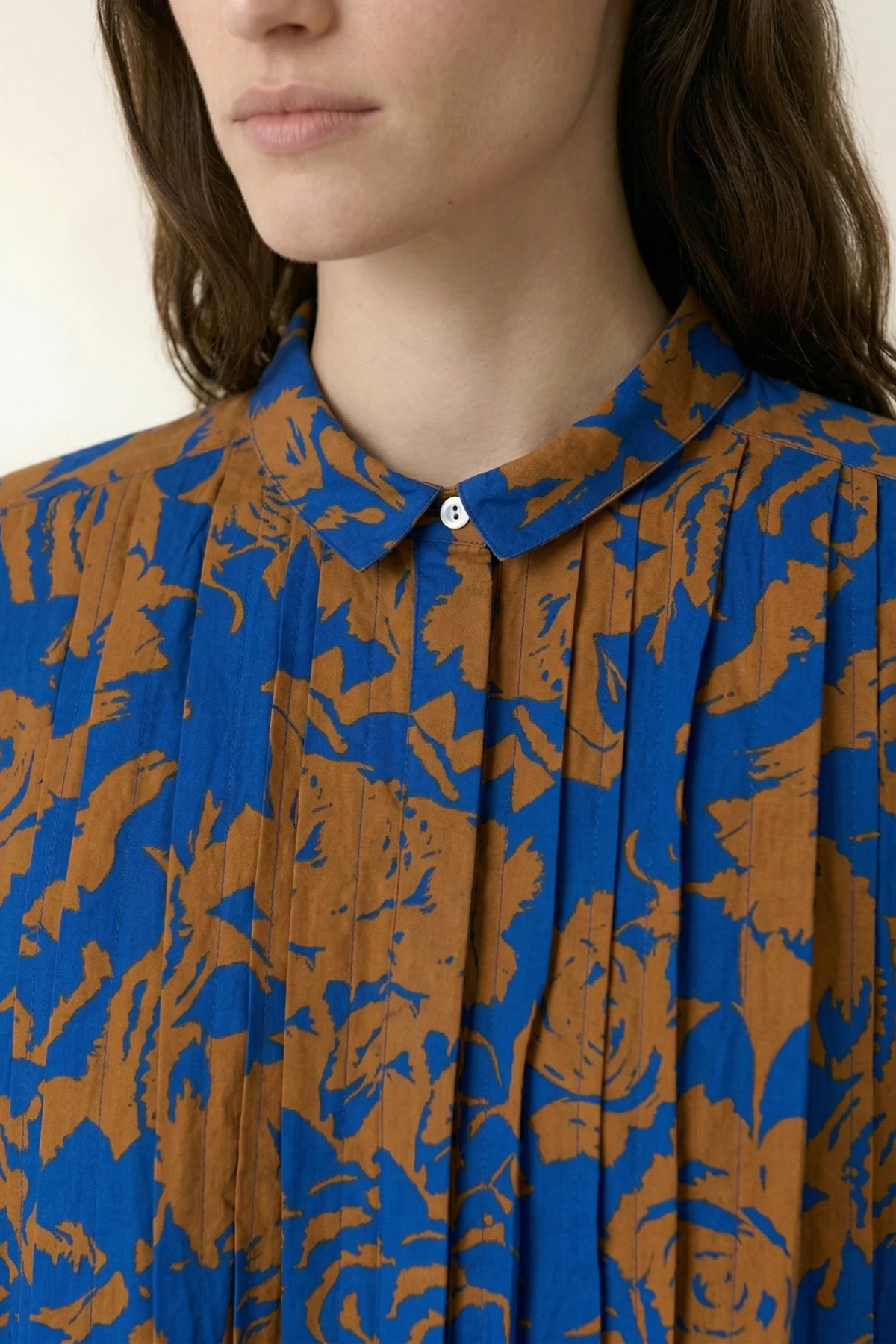 CHIMI ROSE SHIRT BLUE