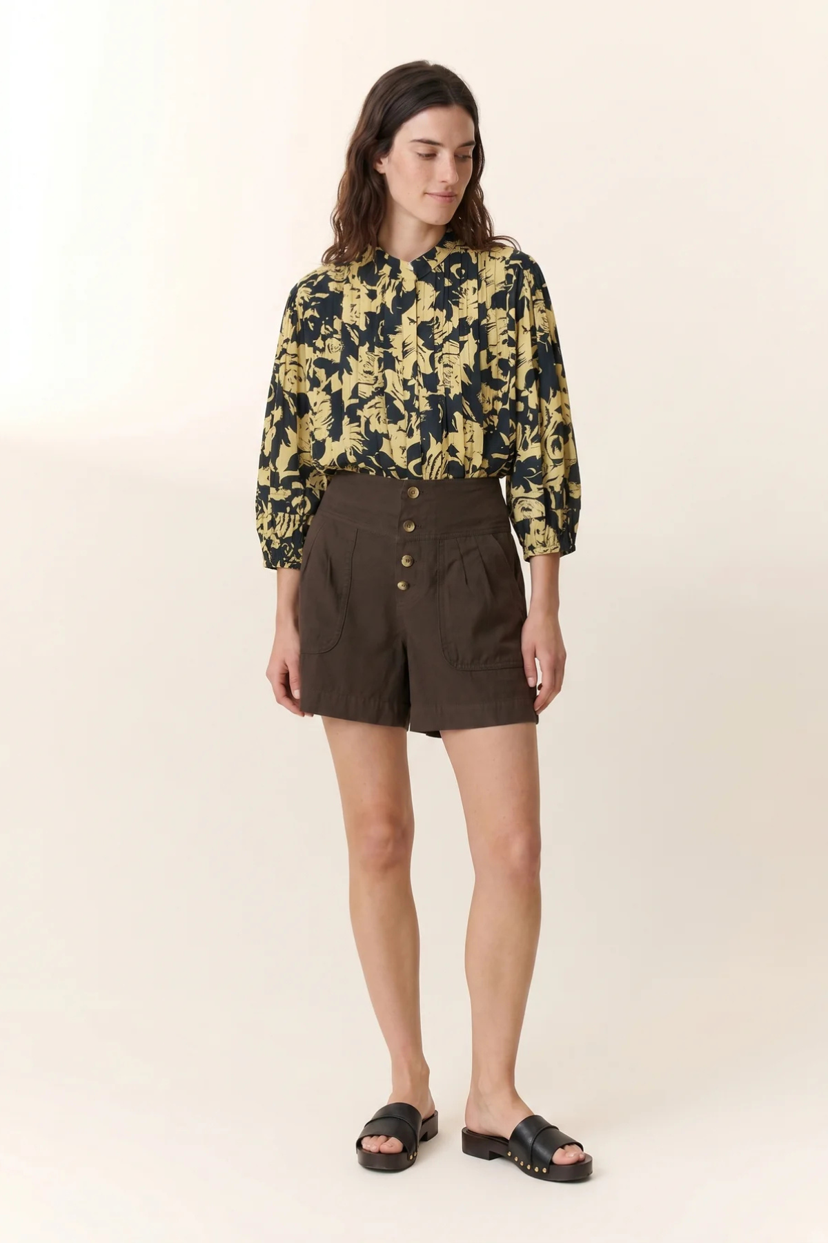 CHIMI ROSE SHIRT YELLOW