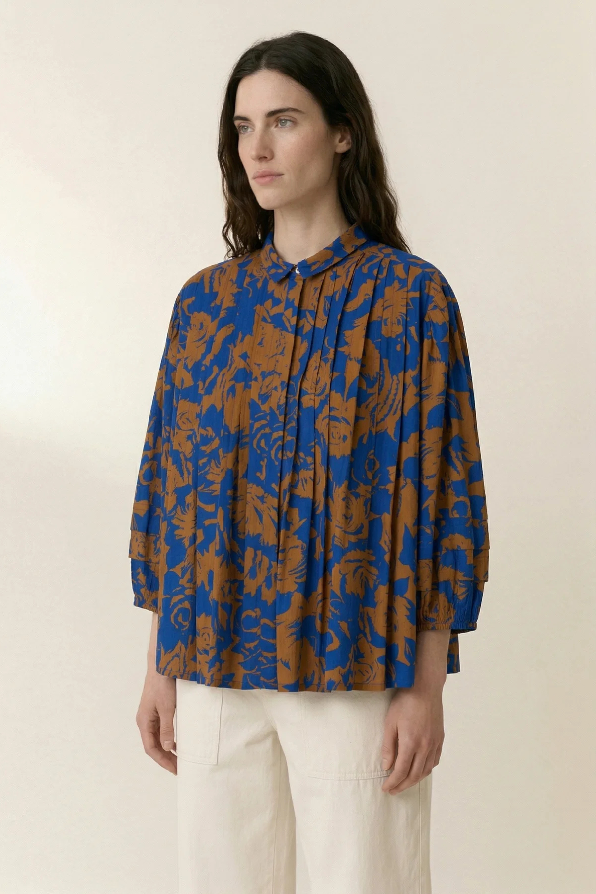 CHIMI ROSE SHIRT BLUE