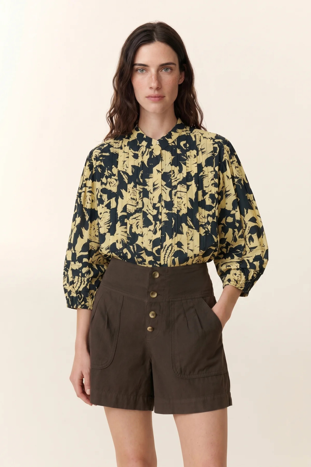 CHIMI ROSE SHIRT YELLOW