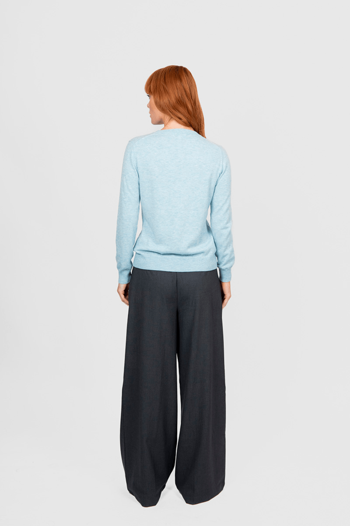 CHLOE CREW NECK PULLOVER AQUAMARINE