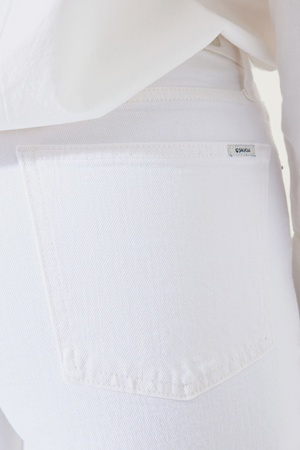 CHYLA BARREL FIT JEANS WHITE 30"