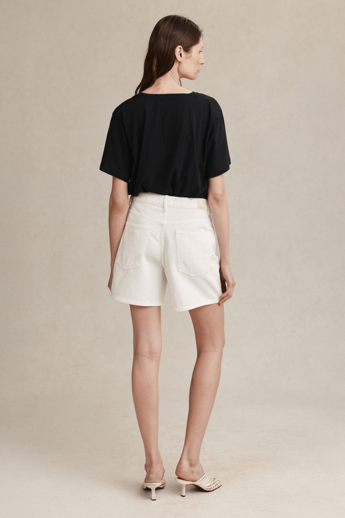 CLASSIC JEAN SHORT BLANC