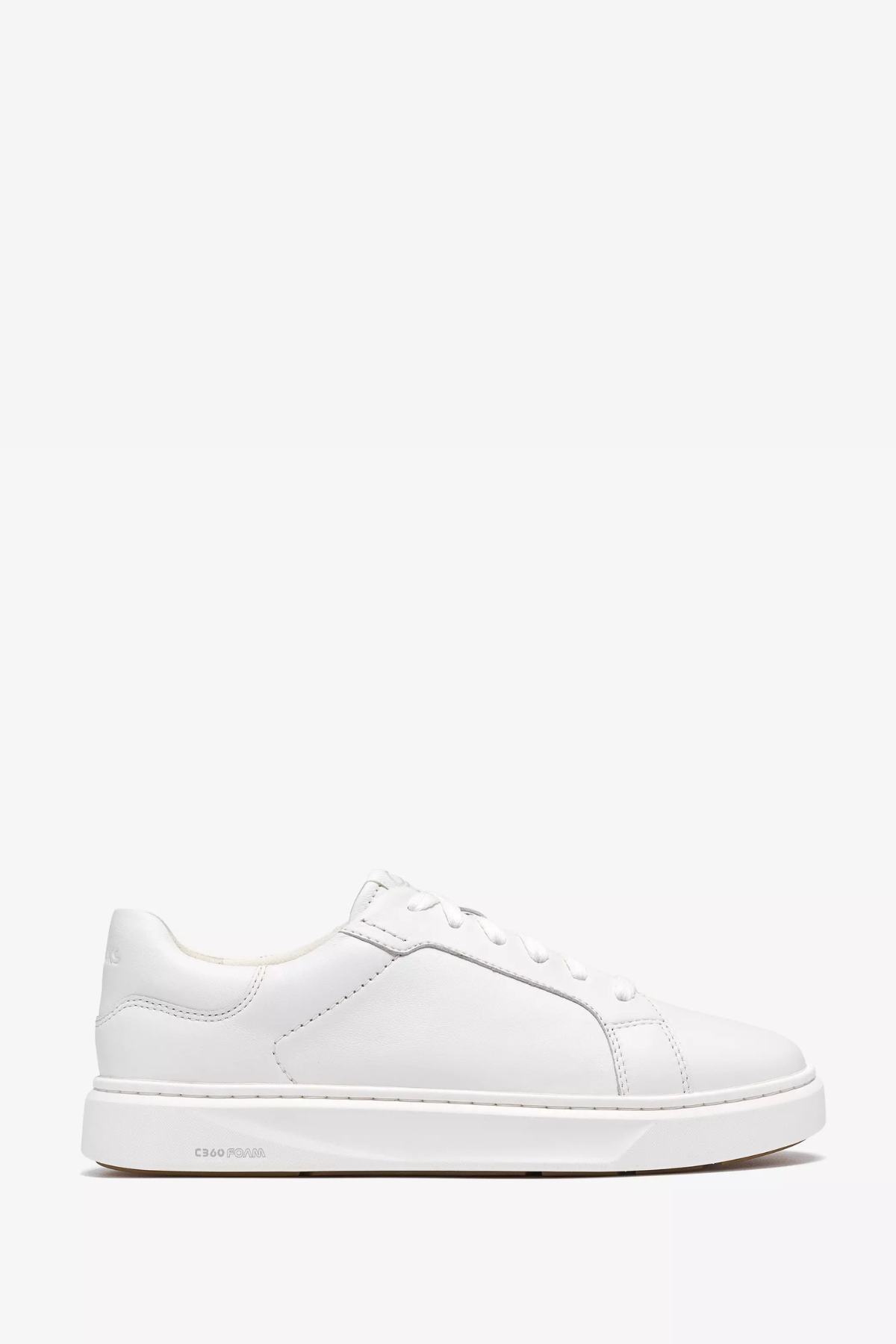 CODE C LACE SNEAKERS WHITE LEATHER